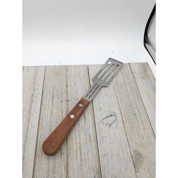 Stainless Steel Cake Brownie Spatula #1 Server Wood Handle 10" - Picture 1 of 9